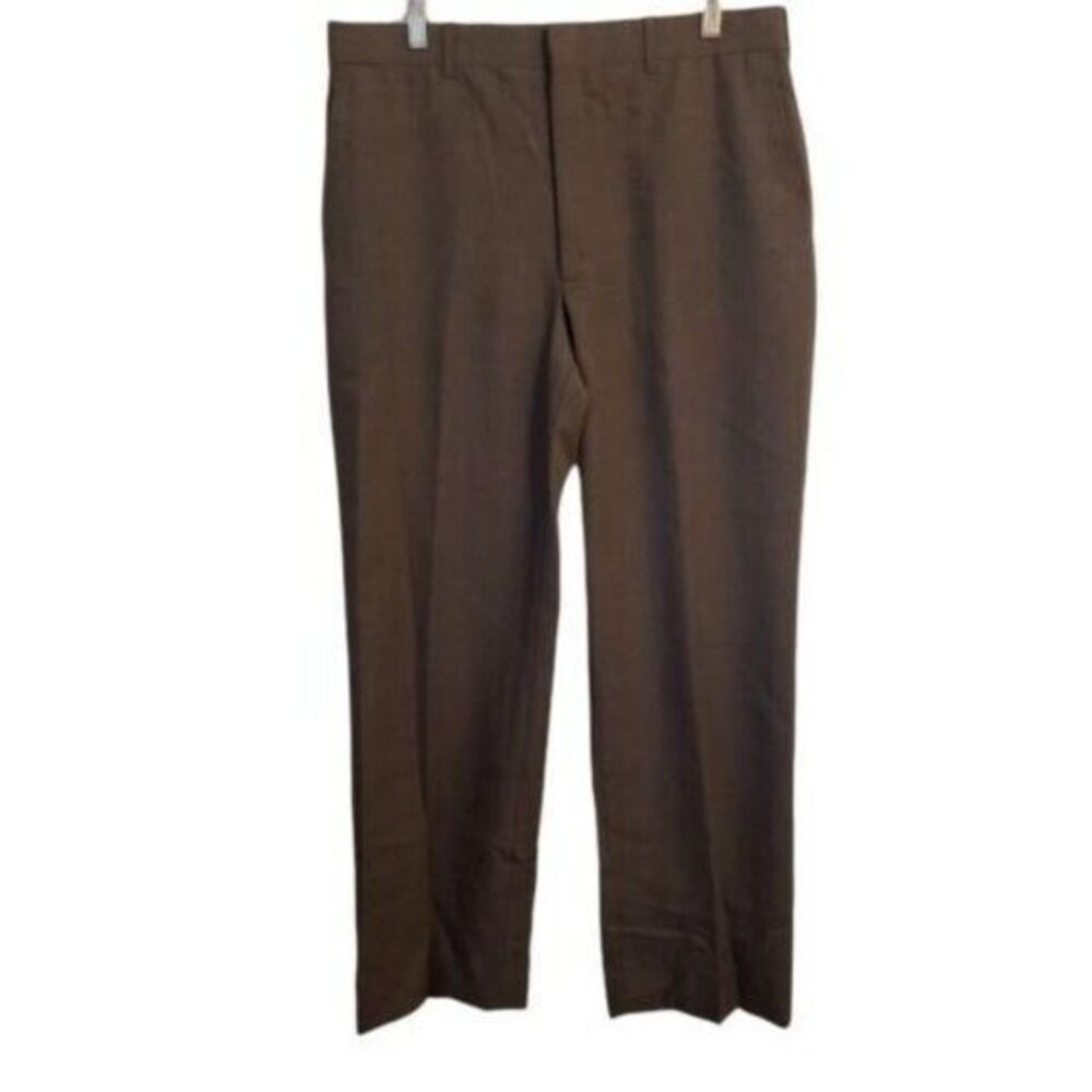 KuppenHeimer Mens Size 36 Gray  Solid Dress Pants